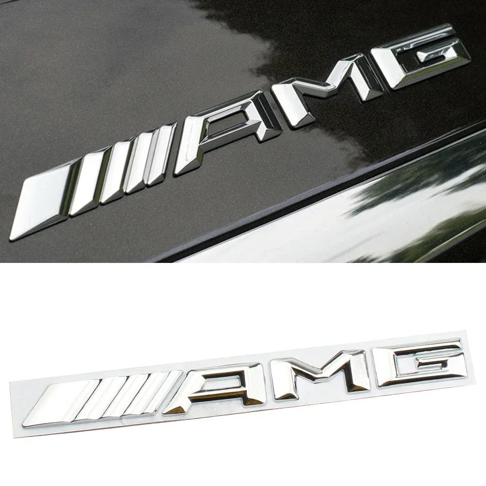 2025 Horké Pro Benz 3D Slitinové Logo Znak AMG Písmena Odznak na Kufr Auta Pro Mercedes Benz W204 W205 W176 W177 W212 W213 AMG Samolepka A