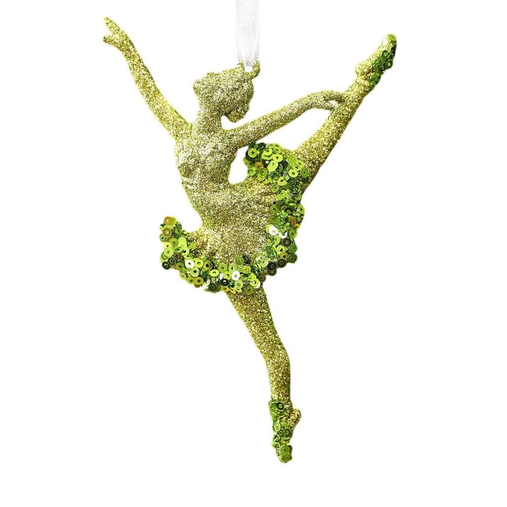 Fruit Green Sequined Christmas Decoration Snowflake Pendant