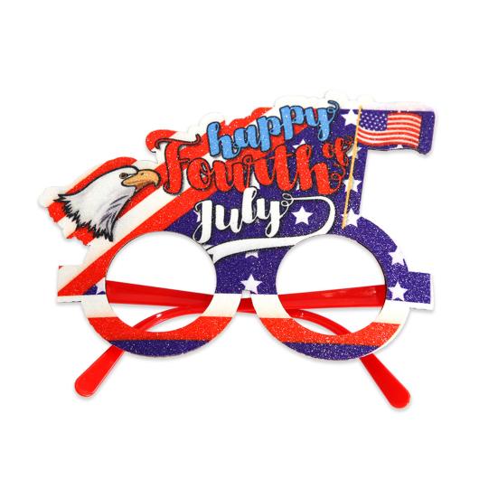 1/12 Pcs American Flag Glasses Memorial Day Patriotic Party Star And Stripes Glasses for 4th of July Celebration USA Veterans Day Decoration