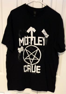 MOTLEY CRUE World Tour 2023 Japan Amp Australia Leg Band TShirt Black Size Large. Unisex T-Shirt