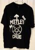 MOTLEY CRUE World Tour 2023 Japan Amp Australia Leg Band TShirt Black Size Large. Unisex T-Shirt