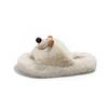 Women's Autumn And Winter Flat Bottom Home Fur Slippers