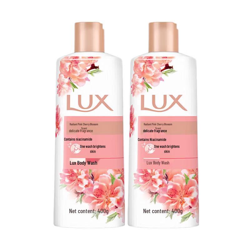 Lux Pink Cherry Blossom Scented Body Wash