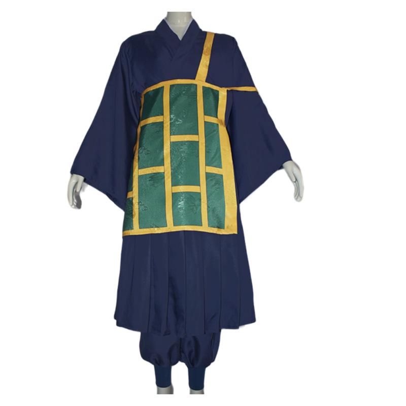 Jujutsu Kaisen Geto Suguru Costume Cosplay Nero e Blu Set per Performance Teatrale Anime