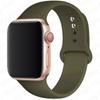 Silikonový řemínek pro Apple Watch 44mm 40mm 49mm 45mm 41mm 38mm 42mm Correa Belt Bracelet pro Apple Watch Series 9 8 7 6 5 3 SE Ultra 2