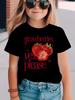90s Strawberry Graphic Kids Tshirts Summer Short Sleeve Tees Boys Girls Clothes Kawaii Tops Y2K Children Tshirt