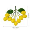92MF Eye Catching Fake Lemon String Fake Fruit Props for Home and Product Showcasing