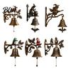 Vintage Christmas Doorbell Doorbell Welcome Wall Hanging Deer/Snowman/Santa Claus/Penguin/Witch Decor Seasonal Porch Accessory Decorative
