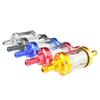 1pc 8mm Aluminum Alloy Glass Motorcycle Oil Filter Motorcycle Fuel Gas Filter Modification Accessories