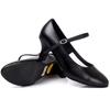 Corium Women Latin Dance Shoes Black Soft Bottom ModernTango Dancing Shoes Heel 3CM/5CM Ballroom Salsa Dance Shoe  Colse Toe
