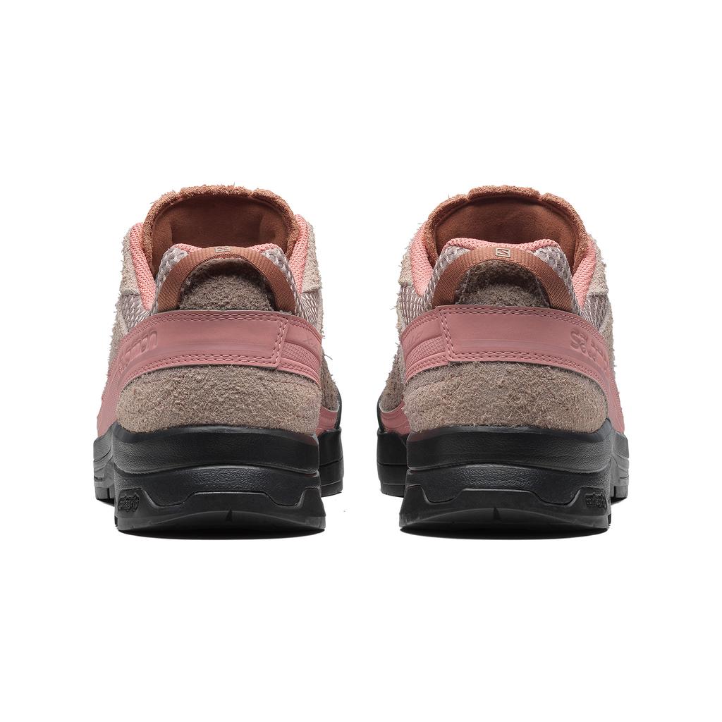 SALOMON X-Alp Suede Comfortable Versatile Low-Top Running Shoes Unisex Running Shoes Light-Brown 476756