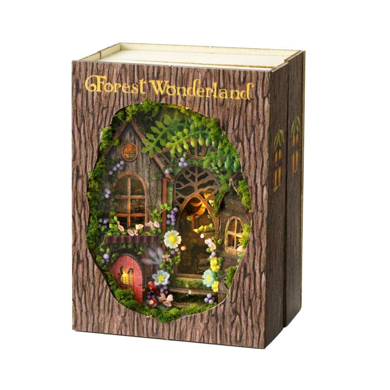 Wooden Mini DIY Doll house Kit For Making And Assembling Room Toys Home Bedroom Decorations With Furniture Dollhouse
