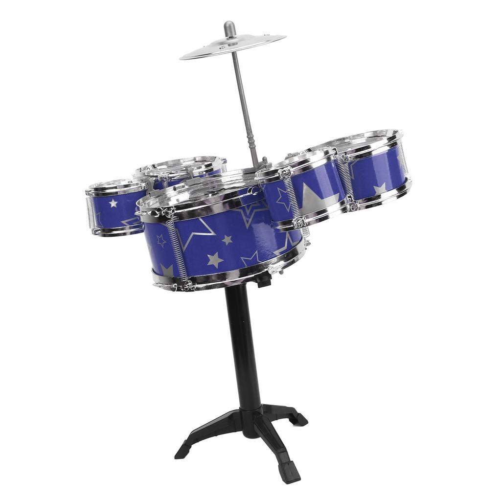 Kleinkind Jazz Schlagzeugset Hand-Auge-Koordination Hohe Sicherheit Robustes ABS Einfache Montage Kinder Schlagzeugset für