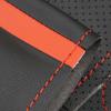 Black-Red strip Steering Wheel Leather Cover Trim For Mini Convertible 2004-2008