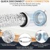DVC-180 Magnetic Clamp Dryer Exhaust Hose Connection Kit Air-Tight Sealed Dryer Exhaust Hose Connection Kit Easy-Clean Quick-Release Coupling