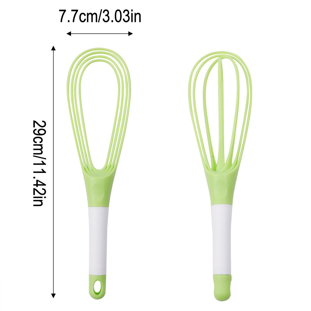 

Compact Handheld Rotary Egg Whisk Ergonomic Beater with Foaming Wires for Cake Batter Mixing Cream Blending Kitchen Egg Tools na зелёный
