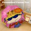 8‑Rib Automatic Umbrella, Rugrats Design Foldable Umbrella for Sun Rain Protection Travel