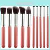 Make-up-Pinselset mit doppelseitigen Schwämmchen für präzise Anwendung auf Augen, Lippen und Wimpern