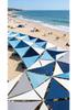 Rainproof Sun Shade Sail for Outdoor Spaces - Triangle Canopy for Beach or Courtyard