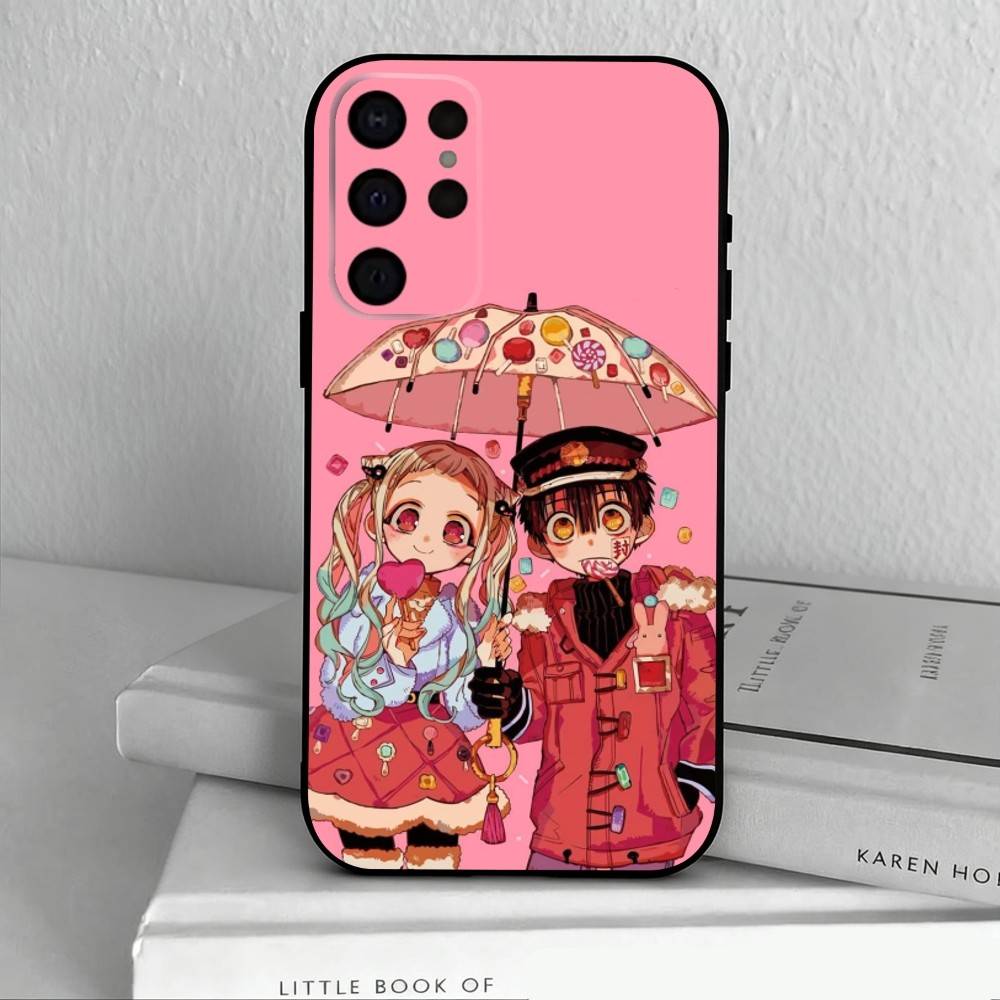 Campus Manga Toilet-Bound Hanako-kun Phone Case For Samsung S25,S24,S21,S22,S23,S30,Ultra,S20,Plus,Others Soft Black Cover