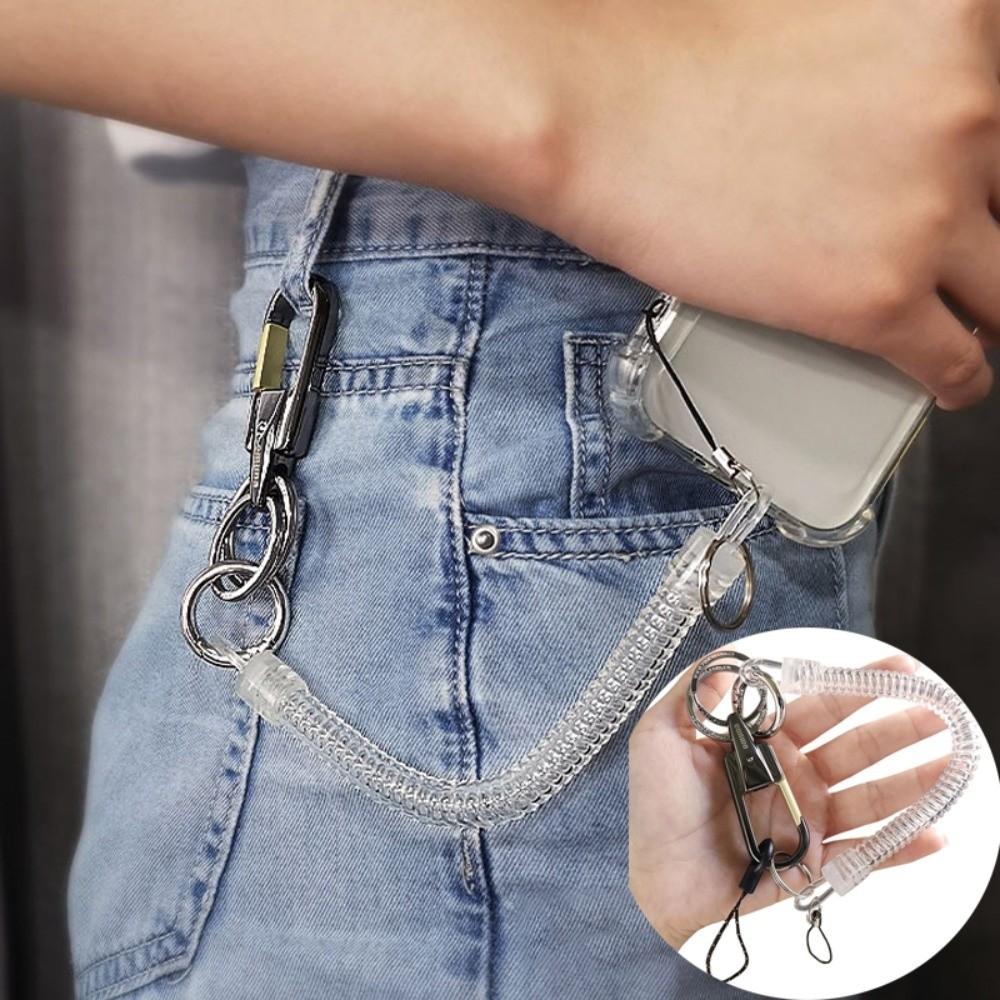 Spring Phone Telescopic Lanyard Pendant Phone Safety Tether  Phone Case Accessories