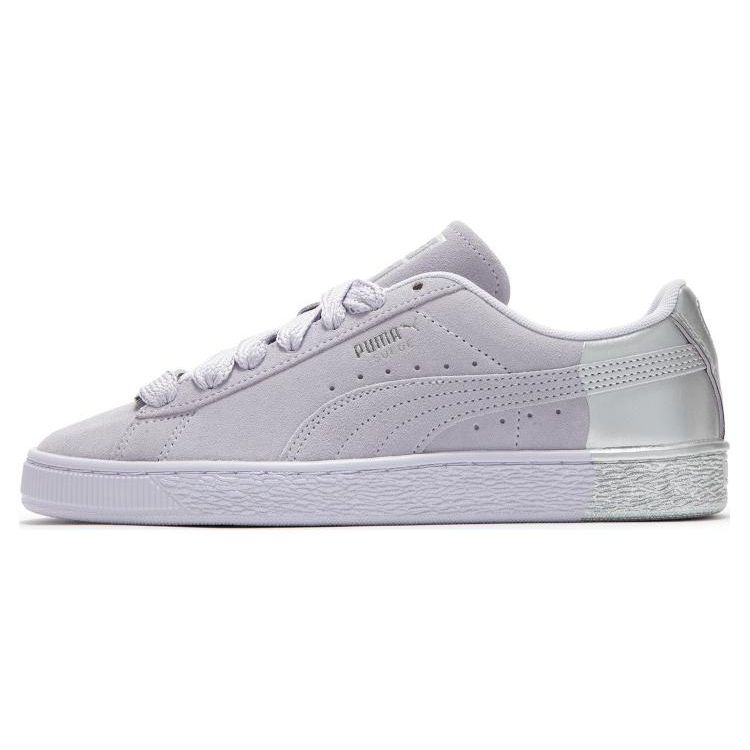 Puma Suede Dance Crew Comfortable Versatile Durable Low-Top Sneakers Unisex Sneakers Light-Purple 398306-03