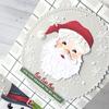 Christmas Santa Claus Shape Cutting Die Holiday Greeting Paper Card Craft Mold