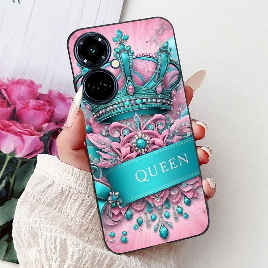 New Design Phone Case For Tecno Camon 19 Pro 5G 4G Camon19 Black Silicone Soft Cover For Tecno Camon 19 19Pro 4G Cases Bumpers