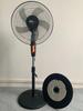 Quiet Electric Standing Fan with Remote - High Power for Home, Office, or Dorm