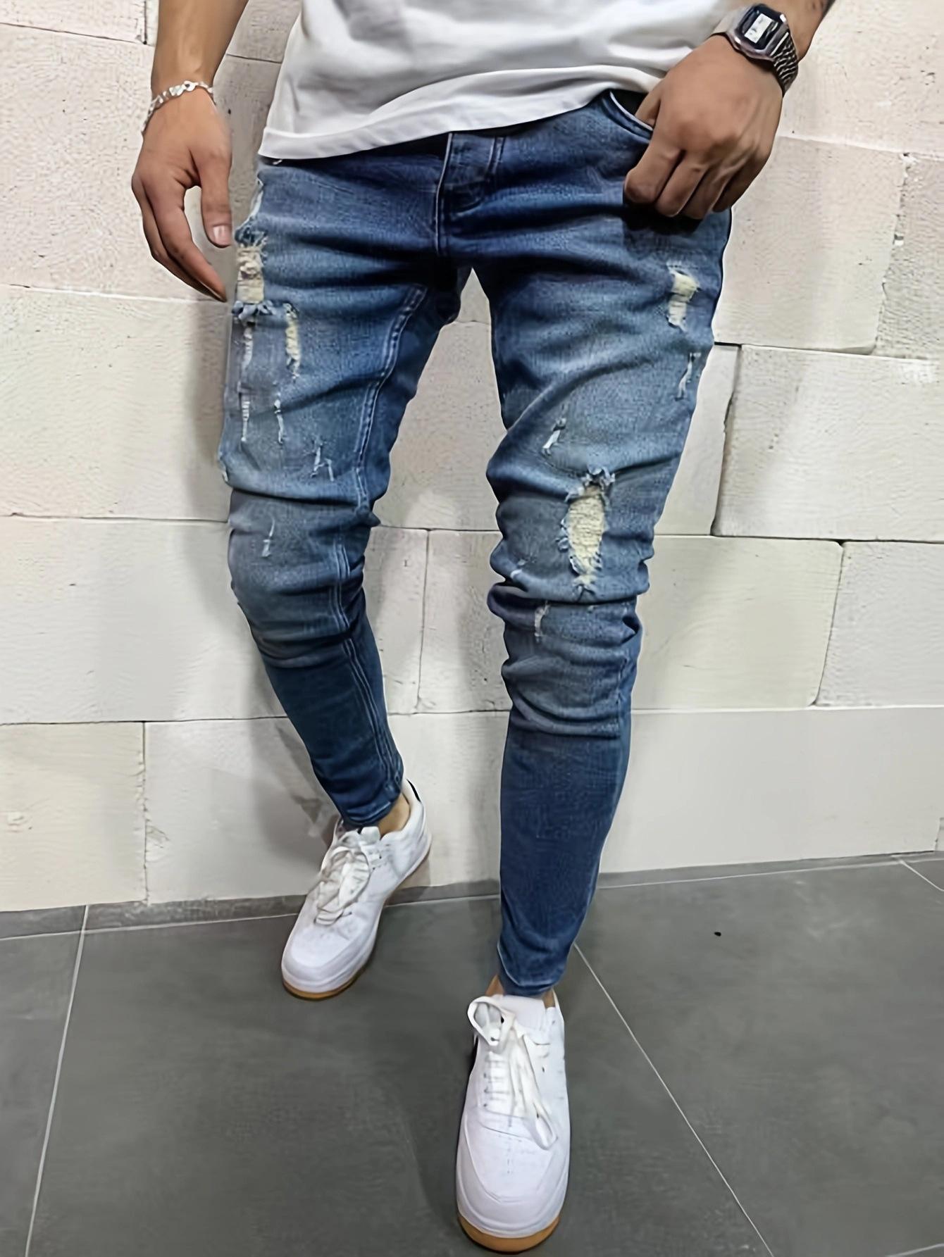 American Retro Autumn Jeans Men S New Loose Small Feet Pants Men S Spring And Autumn Casual Pants S