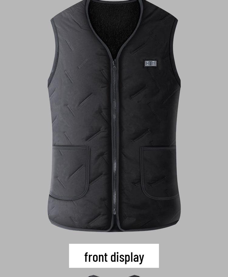 Heated Cotton Vest for Outdoor and Leisure - Unisex Winter Warmth