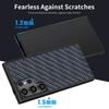 Luxury Carbon Fiber Texture MagSafe Case For Samsung Galaxy S25 S24 S23 S22 Plus Ultra Alloy Lens Shockproof Cover