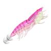 Fake Wood Shrimp Bait Fishing Wobbler Squid Jig Artificial Luminous Cuttlefish Hook LuresPink