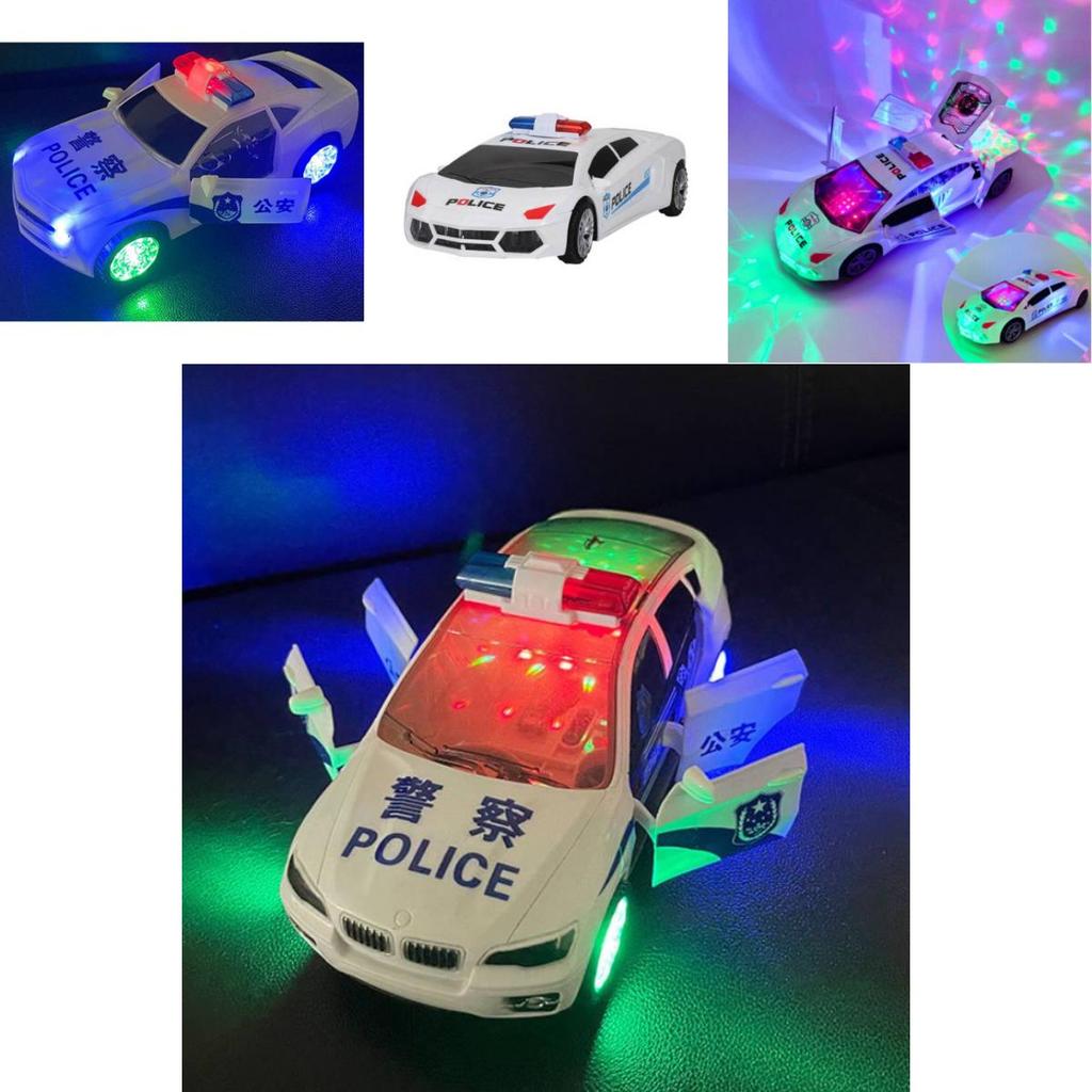 Childrens Rotating Police Car With Lights Music For Boys And Girls