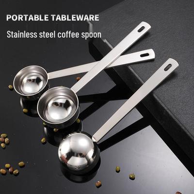 Set di cucchiai dosatori in acciaio inossidabile: 5ml e 10ml per Caffè, Latte, Polveri, Cocktail, Pasticceria e Frutta.