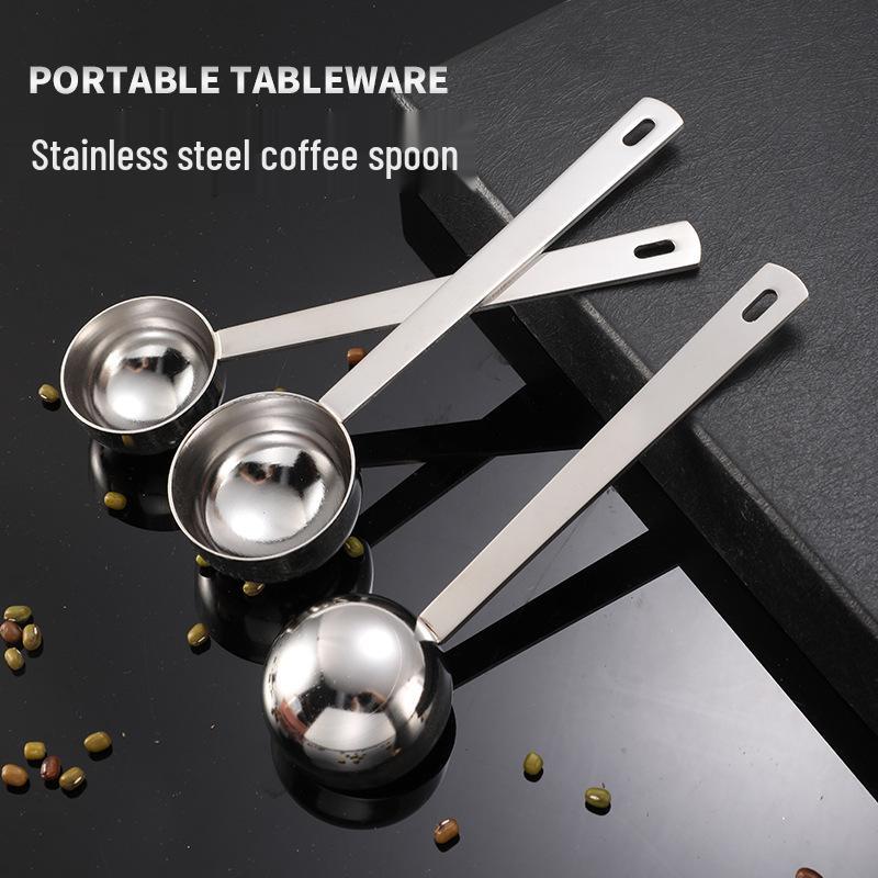 Sada nerezových odměrek: 5 ml a 10 ml na kávu, mléko, prášek, koktejly, pečení a ovoce.