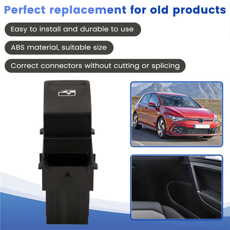 Car Window Glass Lifter Switch 5GG959855 For VW Golf 2012-2021 Window Control Switch Car Accessories