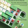 BOW Hot-Swappable Wired Mechanical Keyboard - Universal Compact Gaming with Small Red/Brown Switches, 68 Keys