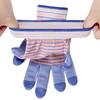 1/3/5 Pair Breathable Work Gloves Thorn Proof Non-Slip Wear-Resistant Nylon Industrial Gloves Striped Anti-Static Gardening Gloves