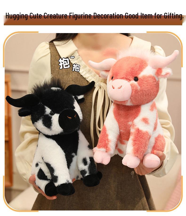Children's Plush Soothing Milk Cow Doll – Soft Hugging Sleep Toy Gift