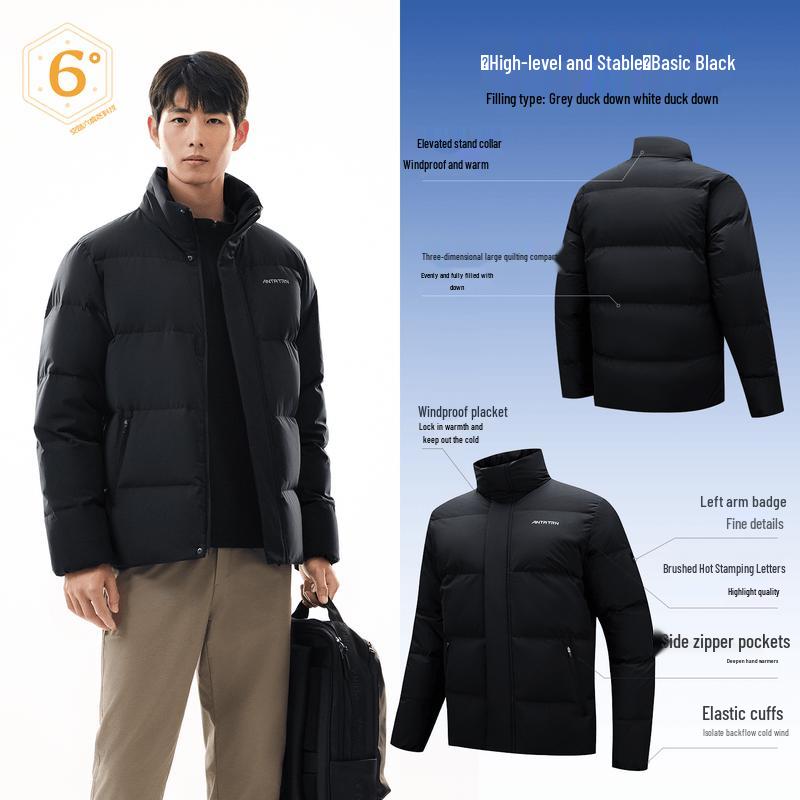 Anta Men s Z-Style Puffer Down Jacket 4XL