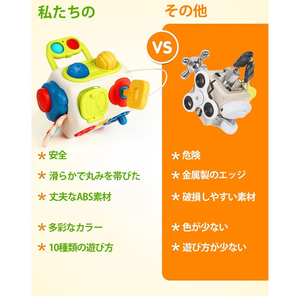 ZAFEE Montessori Educational Toys for Babies and Kids, Ages 0, 1, 2, and 3, Birthday Gift for Boys and Girls, Early Development