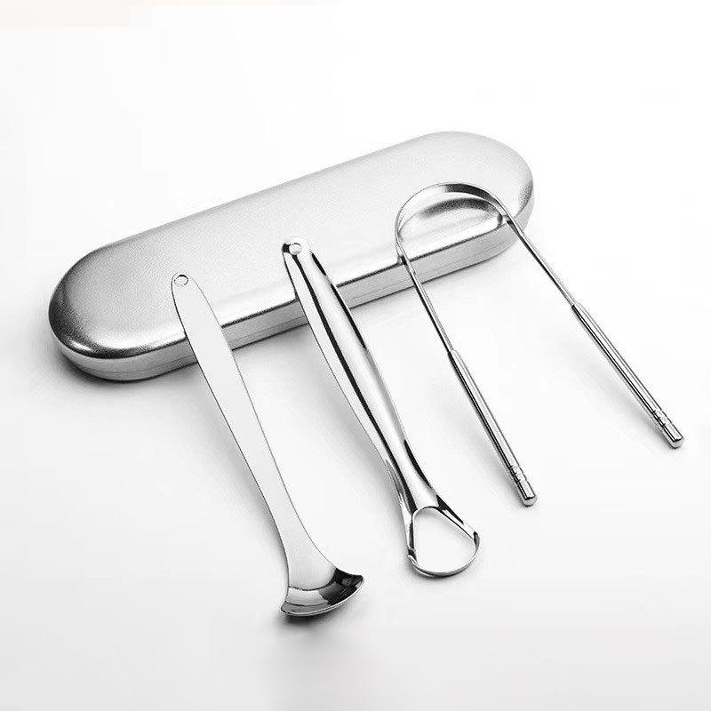

Stainless Steel Tongue U Scraper Professional Eliminate Bad Breath Oral Hygiene Care Tools