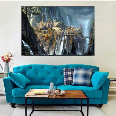 5D Diy Diamond Painting The Mysterious Scen Cross Stitch Set Full Diamond Embroidery Mosaic Art Picture of Rhinestones Decor Gift