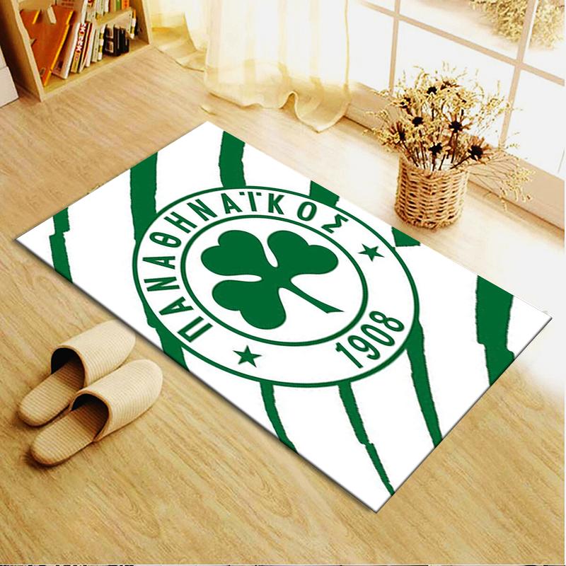 2026 NOVÝ Fotbalový koberec Panathinaikos pro obývací pokoj, ložnici, domácí dekoraci pohovky, dětská hrací protiskluzová podložka
