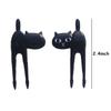 18PCS Mini Black Cat Fruit Fork Creative Dessert Fork Cartoon Fruit Toothpick  Kids