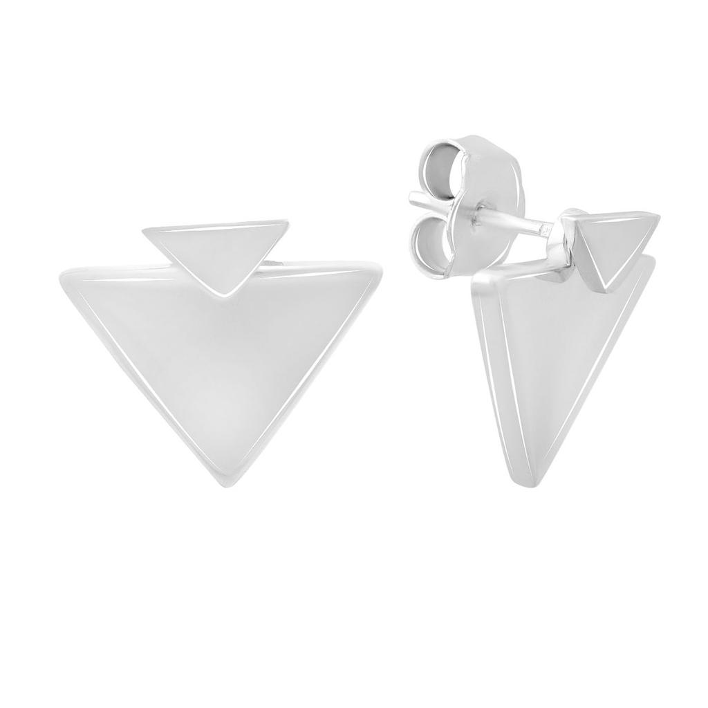 Silver Earrings Without Stones (2144038)