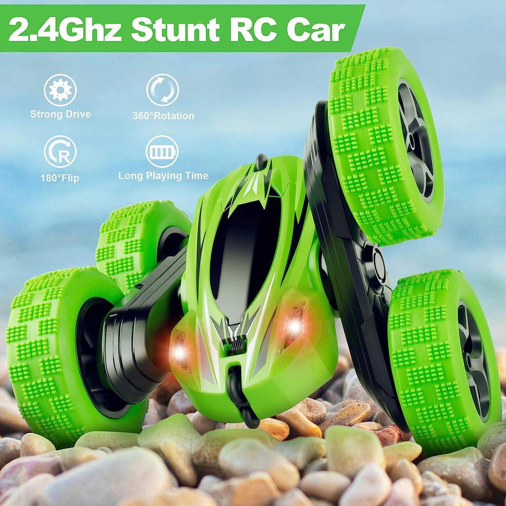 Cross-border Tumbling Double-sided Electric RC Stunt Car Toy for Kids