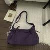 Koreanischer Karo-Stil Lässige Schultertasche Neue gefaltete Damen-Einkaufstasche mit einer Schultertasche Verstellbarer Schultergurt Crossbody-Tasche Gefaltetes Design