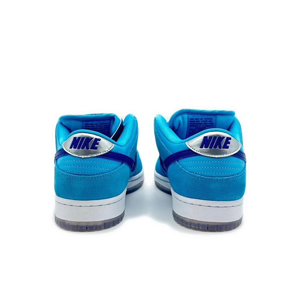 BQ6817-400 Nike SB Dunk Low Pro Blue Fury Deep Royal Navy Silver (Men's)